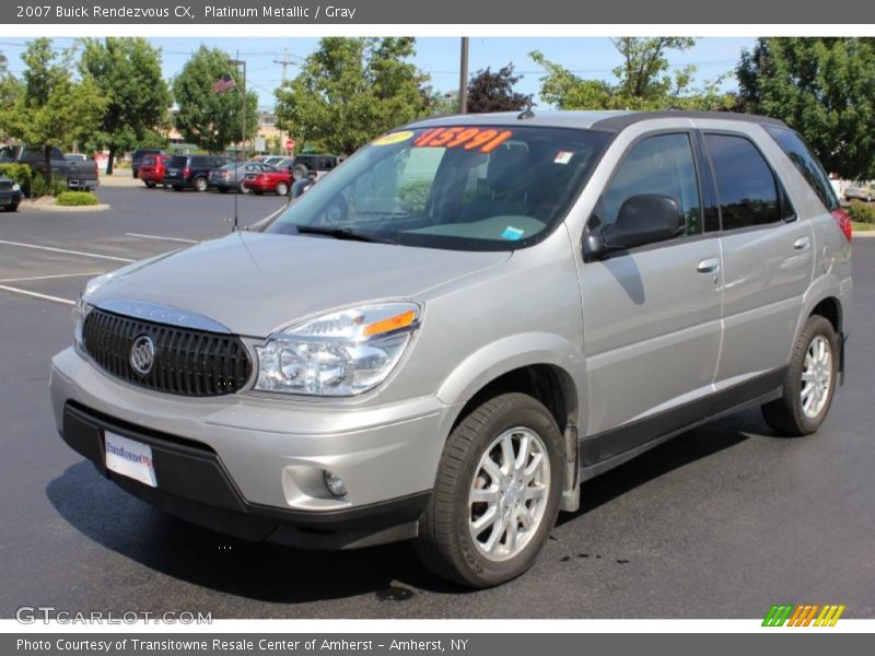Platinum Metallic / Gray 2007 Buick Rendezvous CX