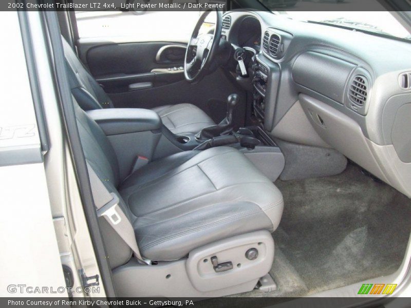 Light Pewter Metallic / Dark Pewter 2002 Chevrolet TrailBlazer LTZ 4x4
