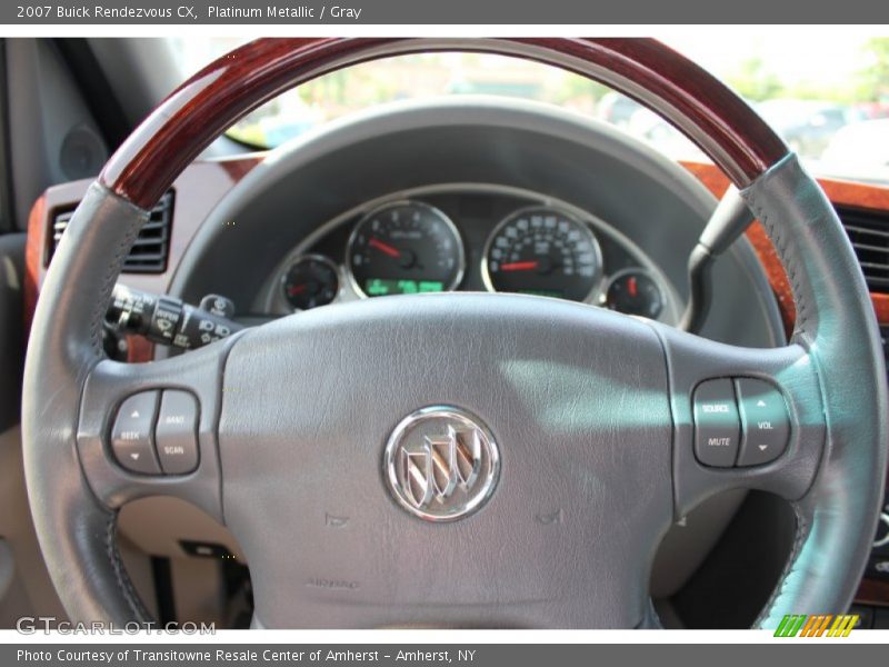 Platinum Metallic / Gray 2007 Buick Rendezvous CX