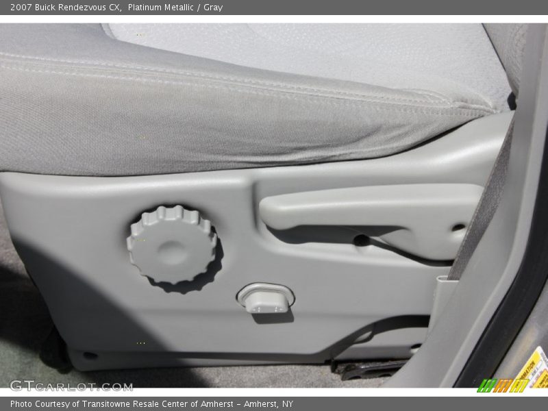 Platinum Metallic / Gray 2007 Buick Rendezvous CX