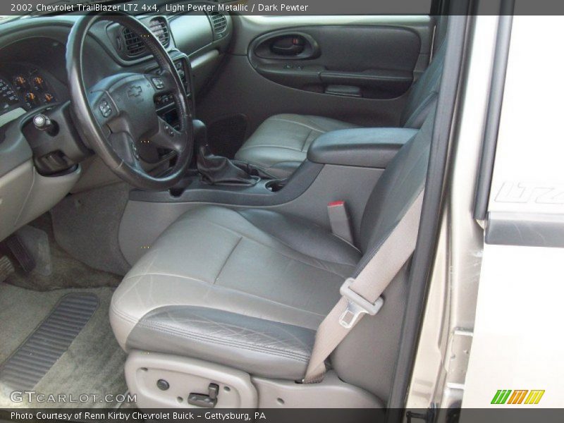 Light Pewter Metallic / Dark Pewter 2002 Chevrolet TrailBlazer LTZ 4x4