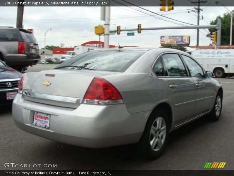 Silverstone Metallic / Ebony Black 2008 Chevrolet Impala LS