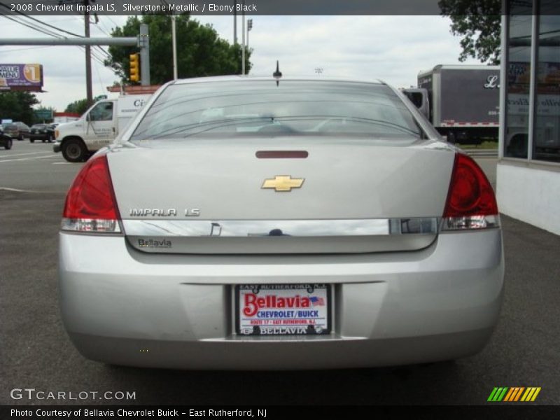 Silverstone Metallic / Ebony Black 2008 Chevrolet Impala LS