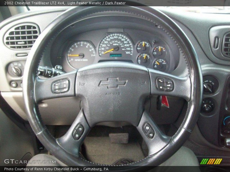 Light Pewter Metallic / Dark Pewter 2002 Chevrolet TrailBlazer LTZ 4x4