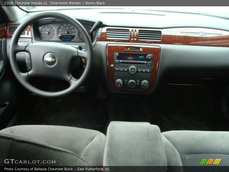 Silverstone Metallic / Ebony Black 2008 Chevrolet Impala LS