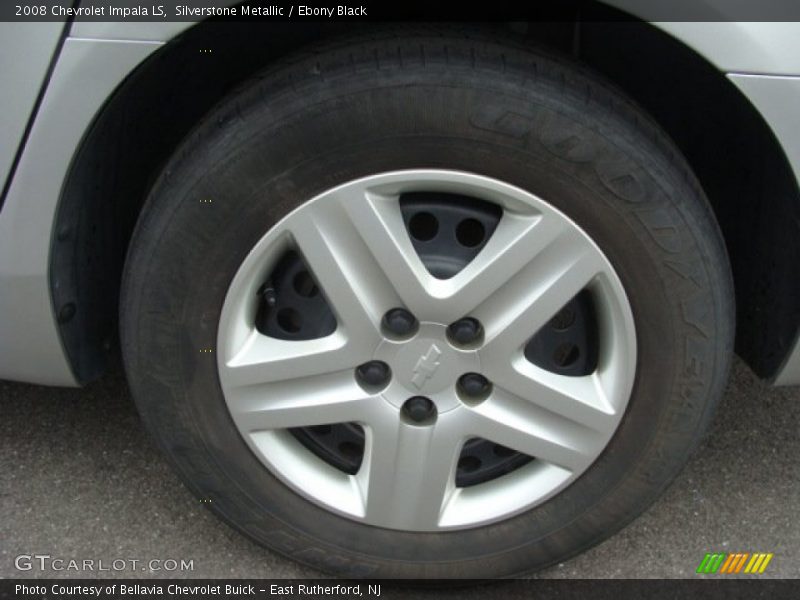 Silverstone Metallic / Ebony Black 2008 Chevrolet Impala LS