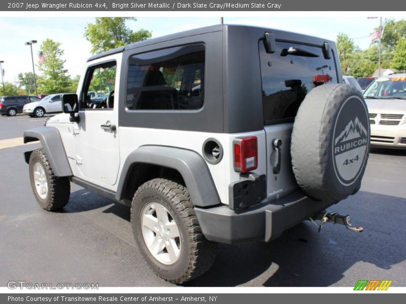 Bright Silver Metallic / Dark Slate Gray/Medium Slate Gray 2007 Jeep Wrangler Rubicon 4x4