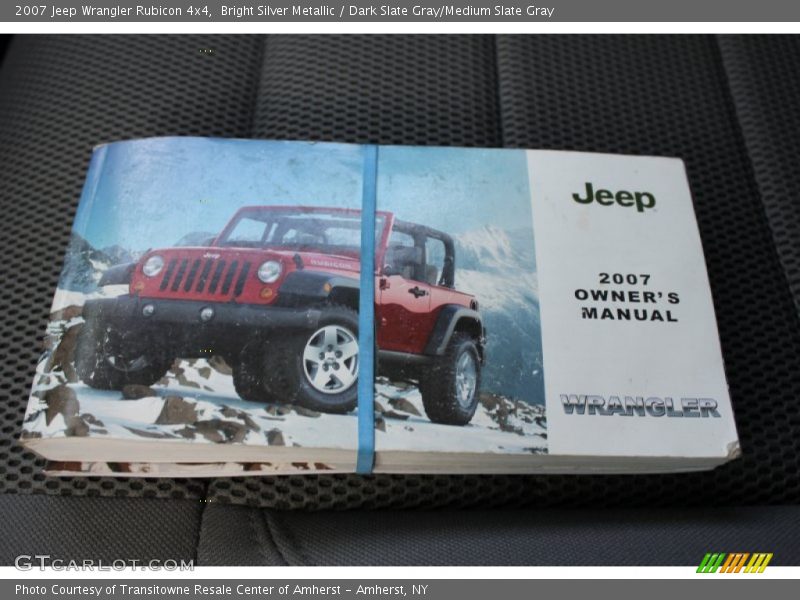 Bright Silver Metallic / Dark Slate Gray/Medium Slate Gray 2007 Jeep Wrangler Rubicon 4x4
