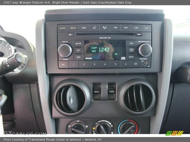 Bright Silver Metallic / Dark Slate Gray/Medium Slate Gray 2007 Jeep Wrangler Rubicon 4x4
