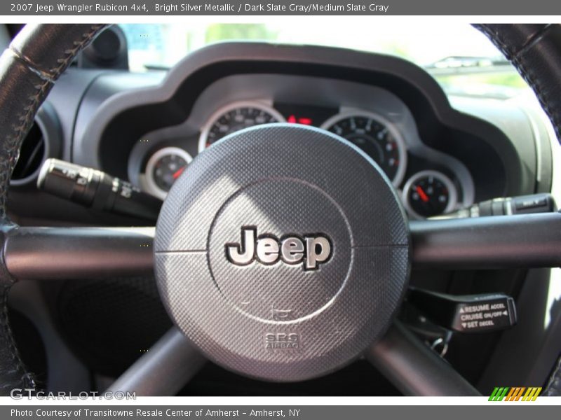 Bright Silver Metallic / Dark Slate Gray/Medium Slate Gray 2007 Jeep Wrangler Rubicon 4x4