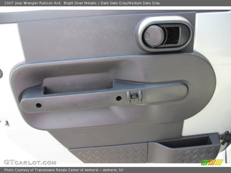 Bright Silver Metallic / Dark Slate Gray/Medium Slate Gray 2007 Jeep Wrangler Rubicon 4x4