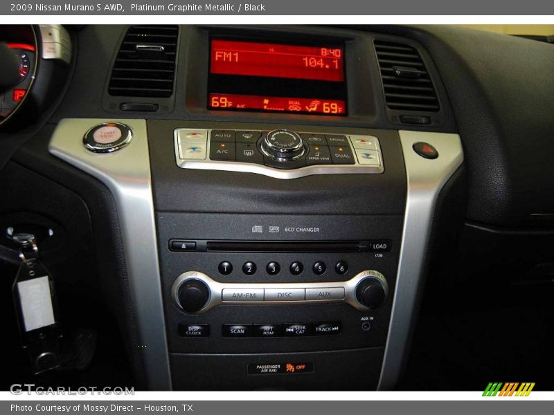 Platinum Graphite Metallic / Black 2009 Nissan Murano S AWD