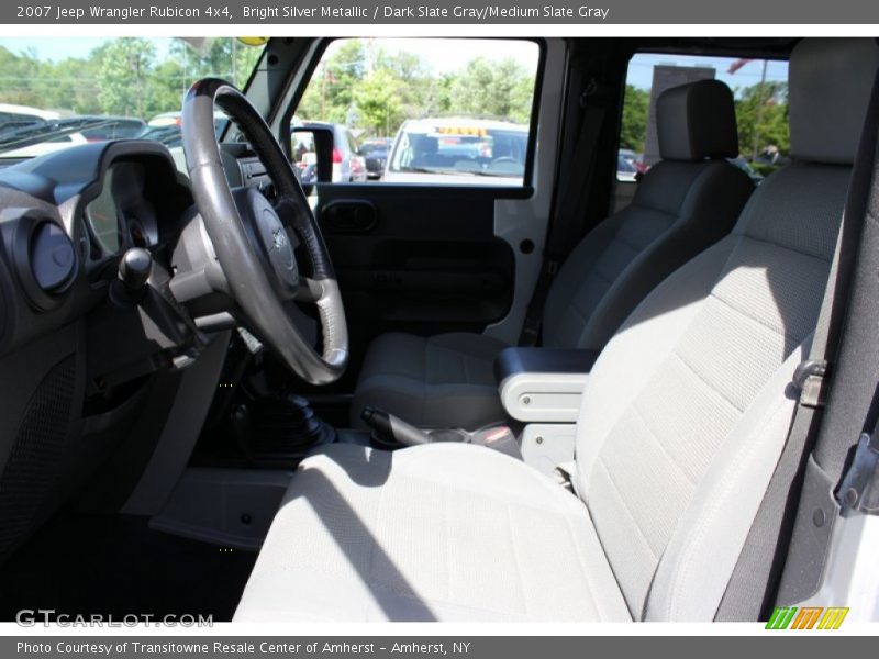 Bright Silver Metallic / Dark Slate Gray/Medium Slate Gray 2007 Jeep Wrangler Rubicon 4x4