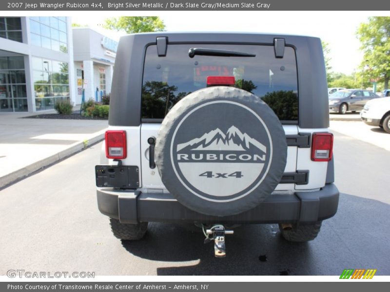 Bright Silver Metallic / Dark Slate Gray/Medium Slate Gray 2007 Jeep Wrangler Rubicon 4x4