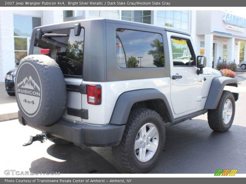 Bright Silver Metallic / Dark Slate Gray/Medium Slate Gray 2007 Jeep Wrangler Rubicon 4x4