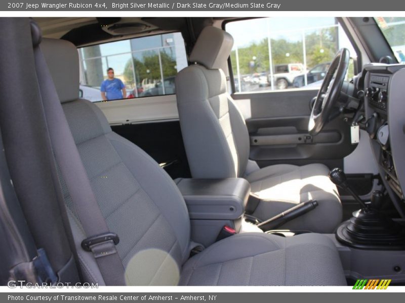 Bright Silver Metallic / Dark Slate Gray/Medium Slate Gray 2007 Jeep Wrangler Rubicon 4x4