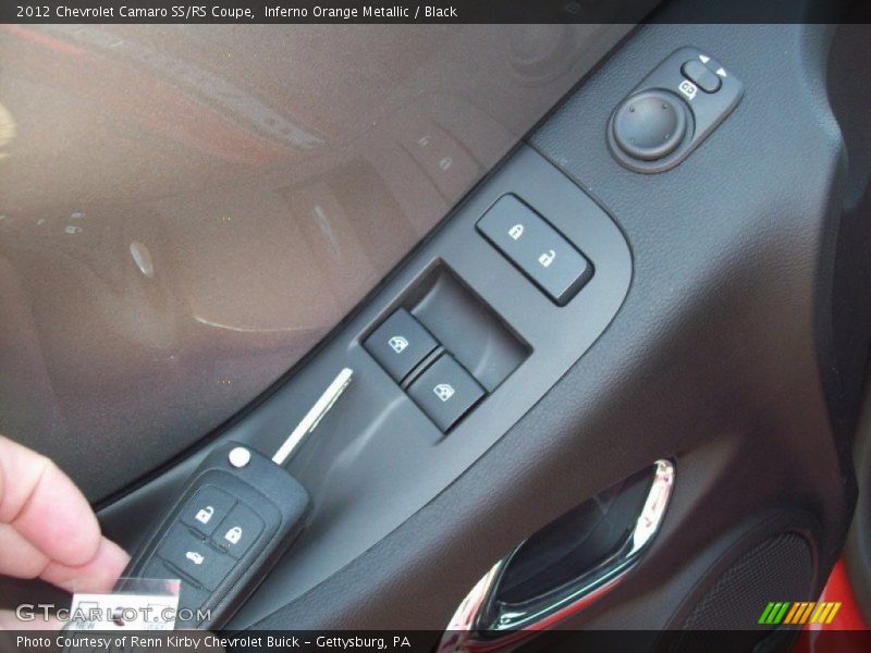 Inferno Orange Metallic / Black 2012 Chevrolet Camaro SS/RS Coupe