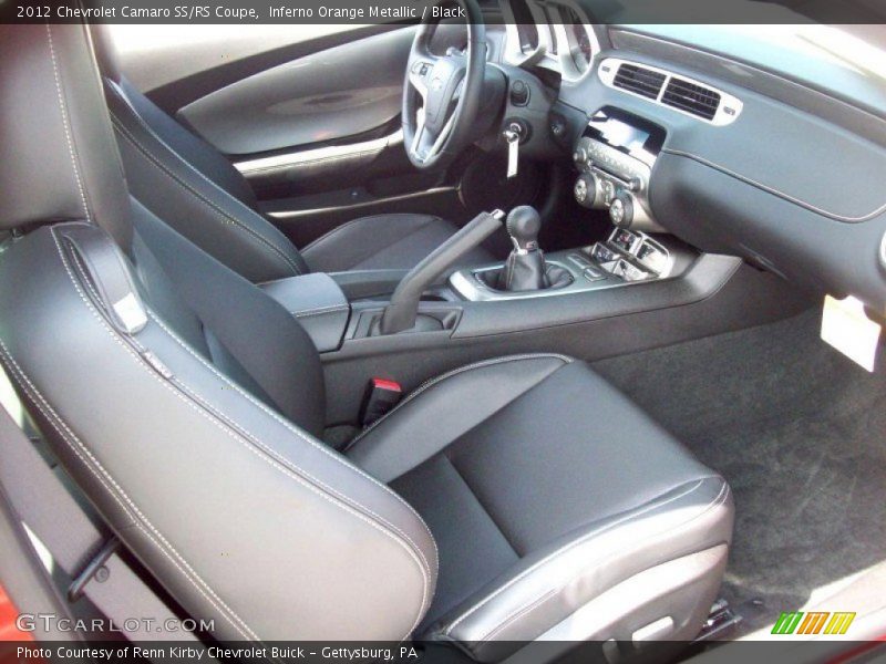  2012 Camaro SS/RS Coupe Black Interior