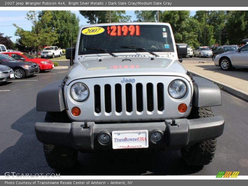 Bright Silver Metallic / Dark Slate Gray/Medium Slate Gray 2007 Jeep Wrangler Rubicon 4x4