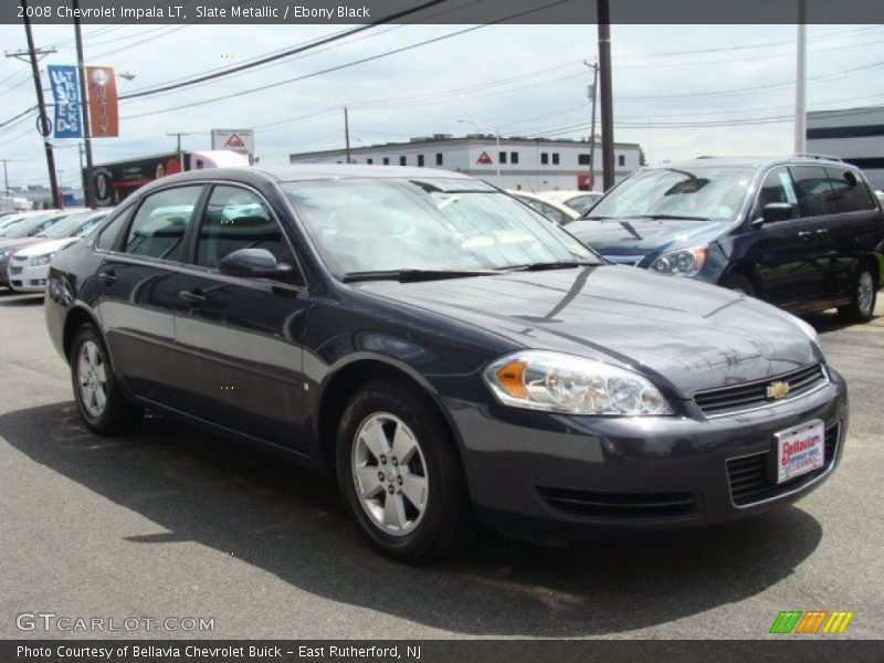 Slate Metallic / Ebony Black 2008 Chevrolet Impala LT