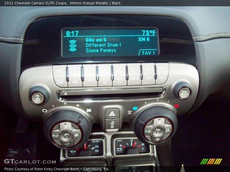 Controls of 2012 Camaro SS/RS Coupe