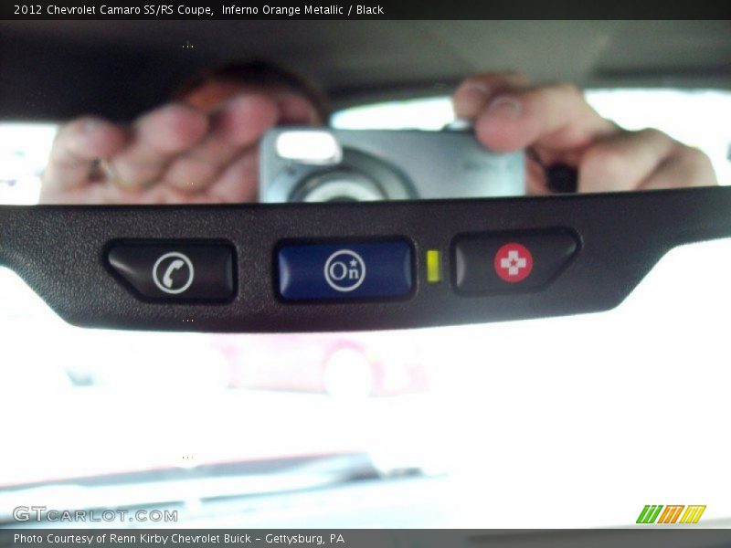 Inferno Orange Metallic / Black 2012 Chevrolet Camaro SS/RS Coupe
