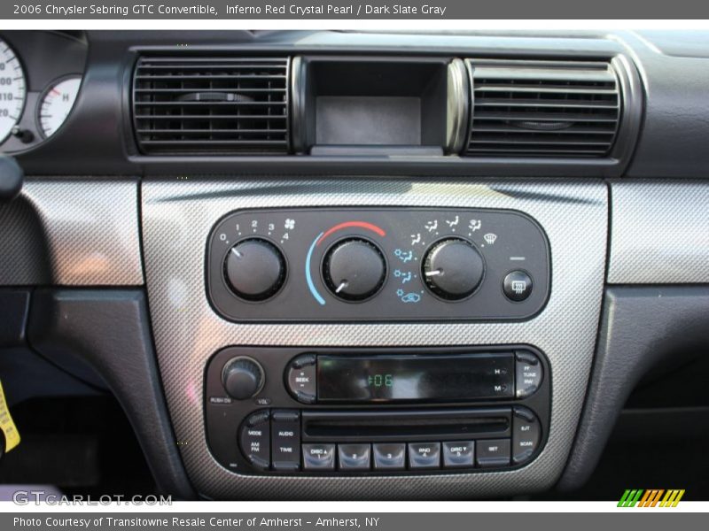 Inferno Red Crystal Pearl / Dark Slate Gray 2006 Chrysler Sebring GTC Convertible