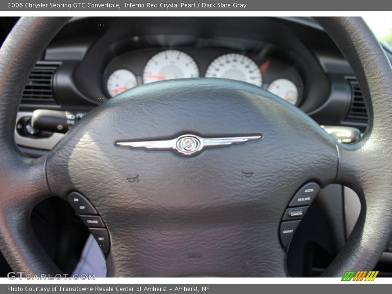 Inferno Red Crystal Pearl / Dark Slate Gray 2006 Chrysler Sebring GTC Convertible