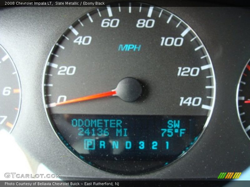 Slate Metallic / Ebony Black 2008 Chevrolet Impala LT