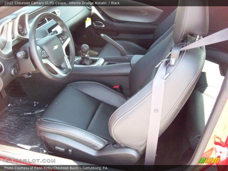  2012 Camaro SS/RS Coupe Black Interior