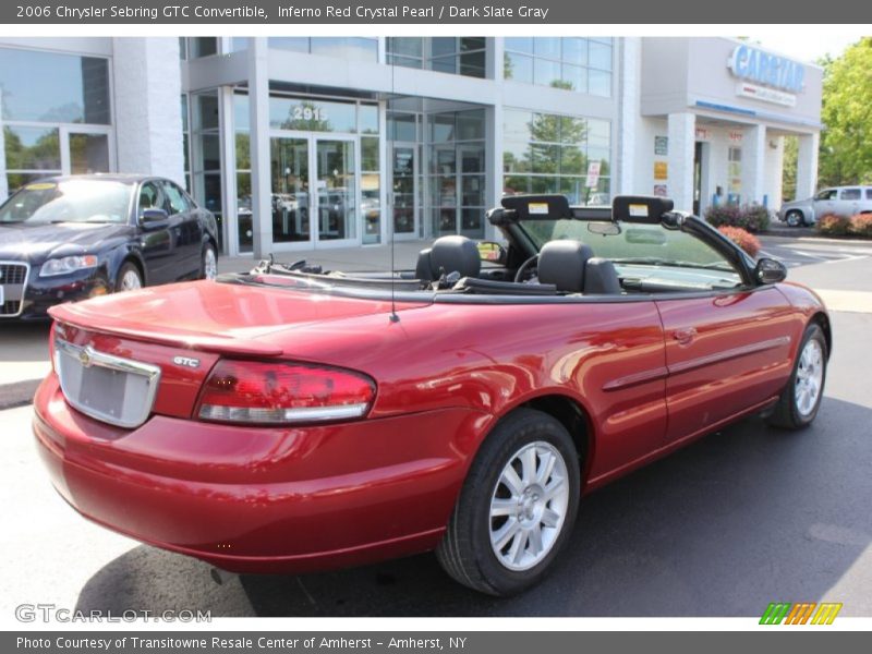 Inferno Red Crystal Pearl / Dark Slate Gray 2006 Chrysler Sebring GTC Convertible