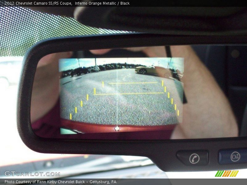 Inferno Orange Metallic / Black 2012 Chevrolet Camaro SS/RS Coupe