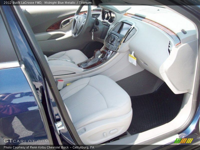 Midnight Blue Metallic / Titanium 2012 Buick LaCrosse FWD