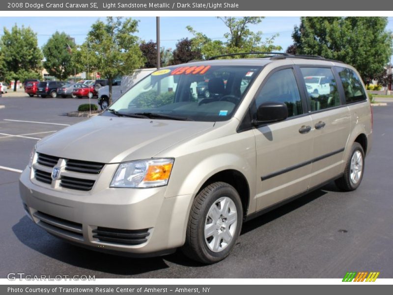 Light Sandstone Metallic / Dark Slate/Light Shale 2008 Dodge Grand Caravan SE