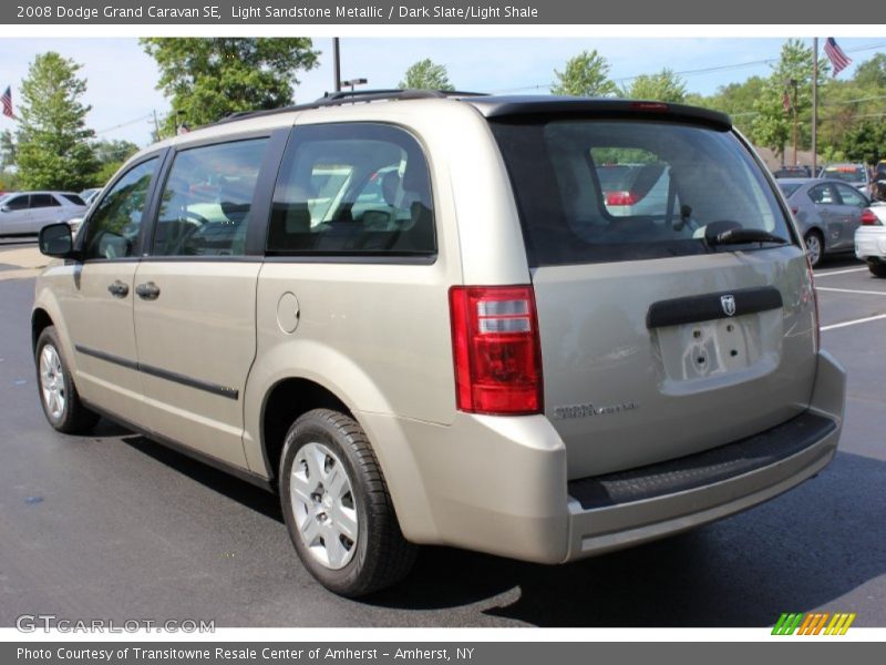 Light Sandstone Metallic / Dark Slate/Light Shale 2008 Dodge Grand Caravan SE