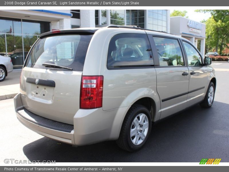 Light Sandstone Metallic / Dark Slate/Light Shale 2008 Dodge Grand Caravan SE