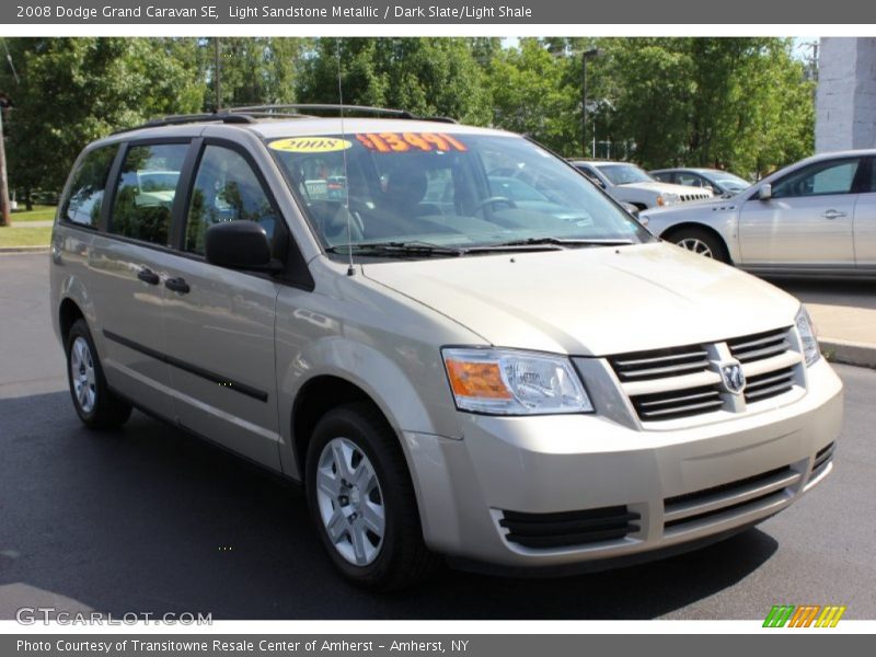 Light Sandstone Metallic / Dark Slate/Light Shale 2008 Dodge Grand Caravan SE