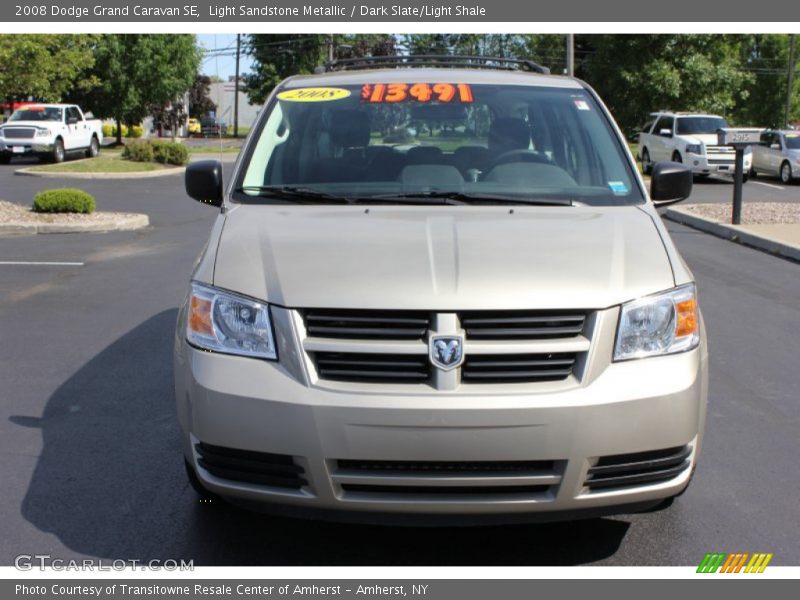 Light Sandstone Metallic / Dark Slate/Light Shale 2008 Dodge Grand Caravan SE