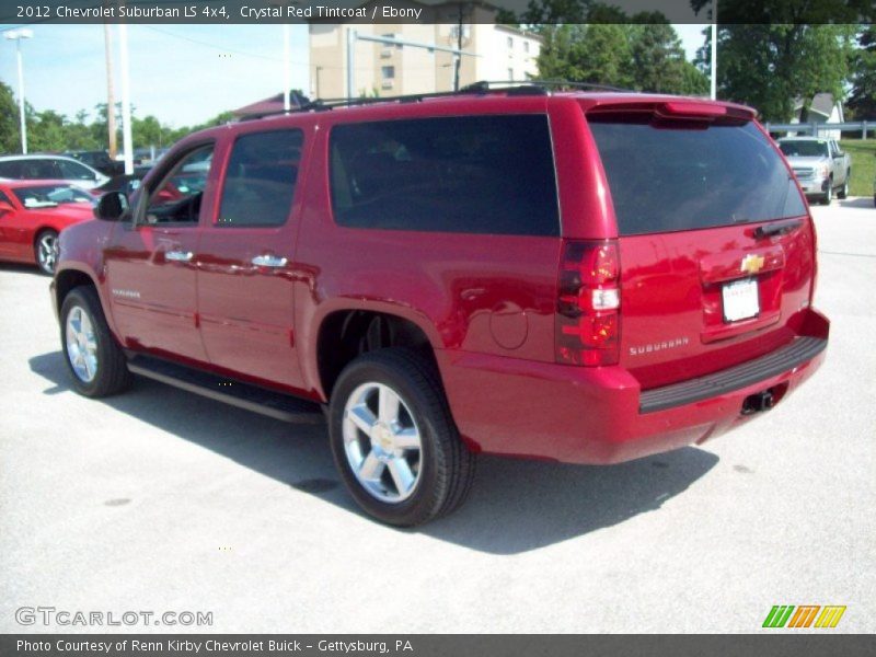 Crystal Red Tintcoat / Ebony 2012 Chevrolet Suburban LS 4x4