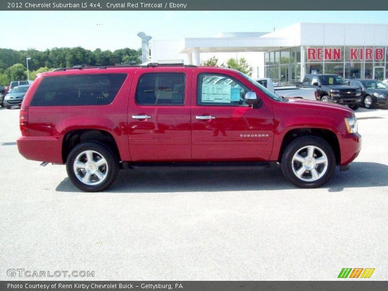 Crystal Red Tintcoat / Ebony 2012 Chevrolet Suburban LS 4x4