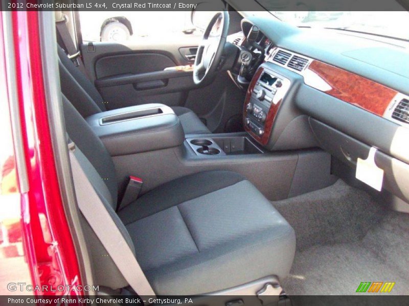 Crystal Red Tintcoat / Ebony 2012 Chevrolet Suburban LS 4x4