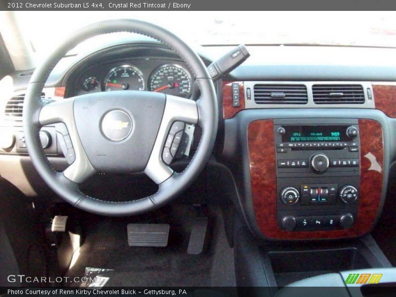 Crystal Red Tintcoat / Ebony 2012 Chevrolet Suburban LS 4x4