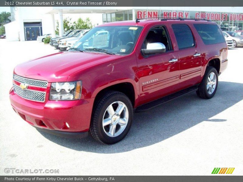 Crystal Red Tintcoat / Ebony 2012 Chevrolet Suburban LS 4x4