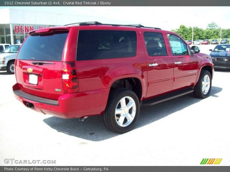 Crystal Red Tintcoat / Ebony 2012 Chevrolet Suburban LS 4x4