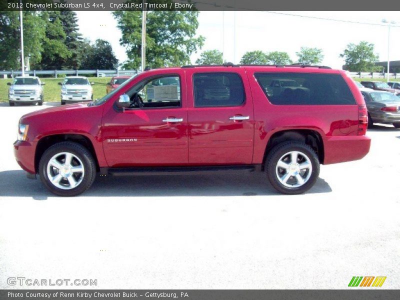 Crystal Red Tintcoat / Ebony 2012 Chevrolet Suburban LS 4x4