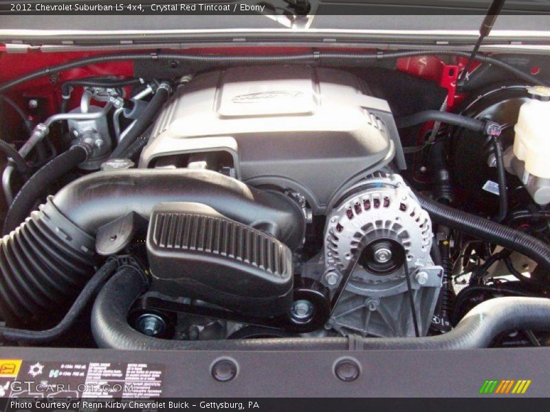 Crystal Red Tintcoat / Ebony 2012 Chevrolet Suburban LS 4x4
