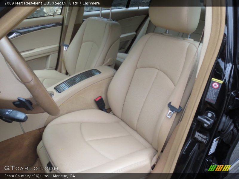  2009 E 350 Sedan Cashmere Interior