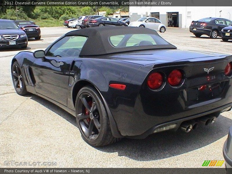 Carbon Flash Metallic / Ebony 2012 Chevrolet Corvette Centennial Edition Grand Sport Convertible