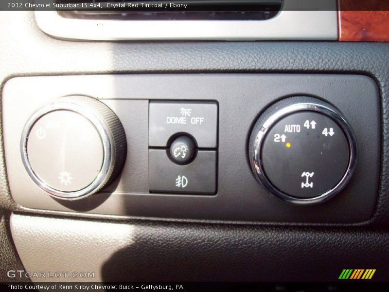 Controls of 2012 Suburban LS 4x4