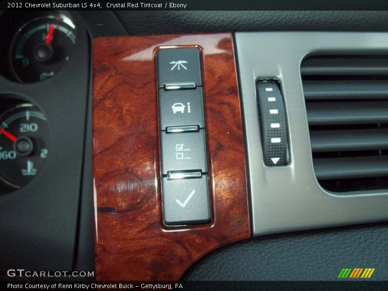 Controls of 2012 Suburban LS 4x4